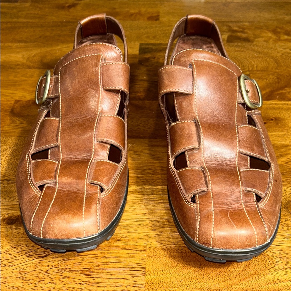 Cole Haan vibram Men's Tan Leather Loafers size 12 - Picture 12 of 12